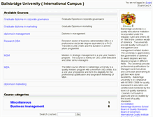 Tablet Screenshot of buniv.org